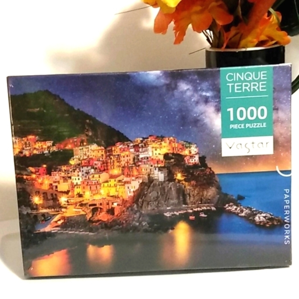 VASTAR CINQUE TERRE - Italian Riviera 1000 Piece Jigsaw Puzzle NWT